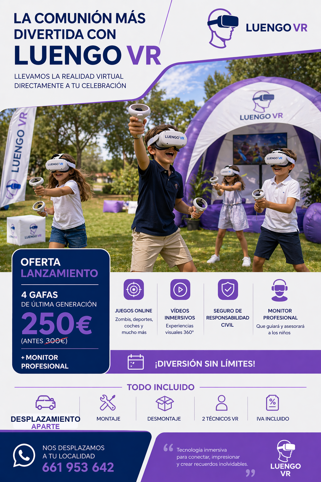 Comunión más divertida con Luengo VR, oferta de lanzamiento e información de reserva